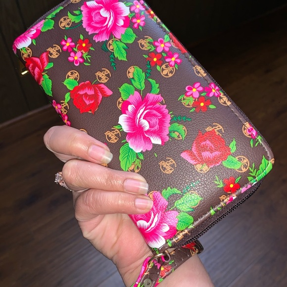 NEW Flowers💐🌺🌸 Long Zipper Wallet - Picture 6 of 9